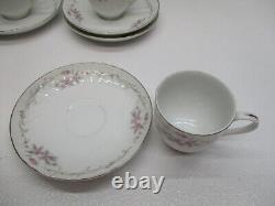 Gold Standard Genuine Porcelain TEA POT-4 Cup-4 Saucer-3 Expresso Cups 4 Saucers