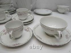 Gold Standard Genuine Porcelain TEA POT-4 Cup-4 Saucer-3 Expresso Cups 4 Saucers