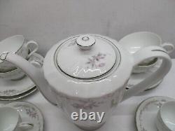Gold Standard Genuine Porcelain TEA POT-4 Cup-4 Saucer-3 Expresso Cups 4 Saucers