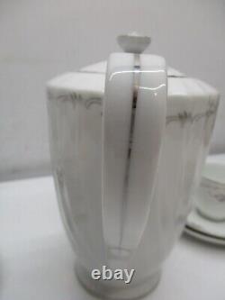 Gold Standard Genuine Porcelain TEA POT-4 Cup-4 Saucer-3 Expresso Cups 4 Saucers