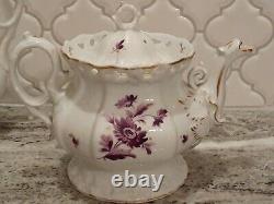 Gorgeous ANTIQUE 1840s CARL TIELSCH Altwasser Porcelain TEA COFFEE TEAPOT SET