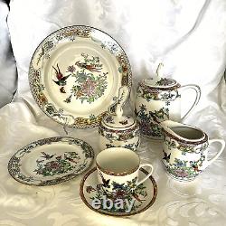 Gorgeous Oriental Tea Set Service For 6