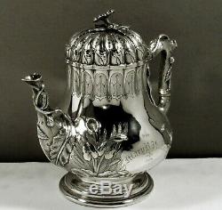 Gorham Silver Teapot c1859 PRESIDENT LINCOLN SET