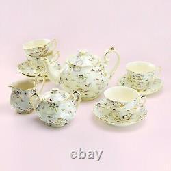 Grace Teaware Holiday Christmas Snowman 11-piece Tea Set