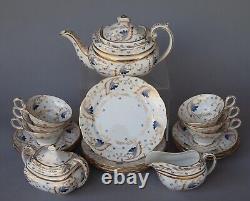 Grosvenor ROYCE Tea Pot Sugar Creamer Six 6 Plates Cups & Saucers China England