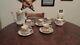 Hand Painted Nippon Rose Tea Set With Creamer, Sugar, Teapot With 4 Cups & Saucers