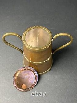 HECHO EN MEXICO COPPER SERVICE WARE coffee /Tea Pot set With tray