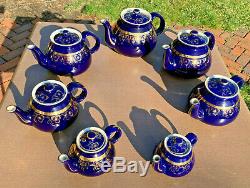 Hall China NEW YORK TEAPOT SETALL (7) SIZES12 CUP, 10, 8, 6, 4, 2, and 1-CUP