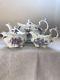 Hammersley Victorian Violets Teapot Creamer Sugar Bowl Set Made In England