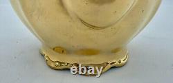 Hand Paint 24kt Gold Porcelain Coffee Pot Bavaria Germany BEAUTIFUL RARE & CLEAN
