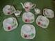 Hand Painted Japan Tea Coffee Set, Pot, Sugar, Creamer, 6 Cups, 6 Plates, Orchid