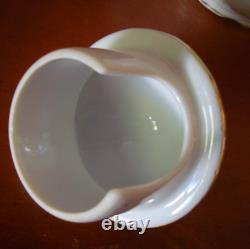 Hand Painted Nippon Tea Chocolate Coffee Set, Pot, 5 Cups & 4 Saucers, Roses