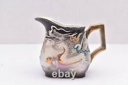 Hand Painted Vintage Tea Set Dragon Japanese Dragonware Porcelain teapot