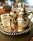 Handmade Moroccan Tea Set Hteapot Hand Engraved Tray Handcrafted Sugar Bowl