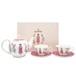 Harry Potter X Dolores Umbridge Tea Pot 5 Piece Set Pot / 2 Cups / 2 Saucers