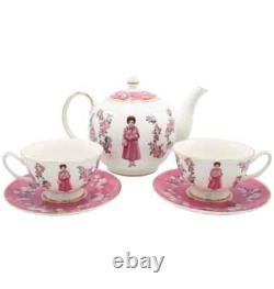 Harry Potter x Dolores Umbridge Tea Pot 5 Piece Set Pot / 2 Cups / 2 Saucers