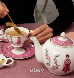 Harry Potter x Dolores Umbridge Tea Pot 5 Piece Set Pot / 2 Cups / 2 Saucers