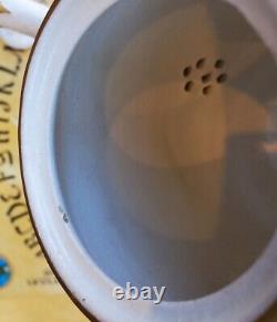 Haynes Mycenian Pottery 3pc Tea Set Teapot Sugar Creamer Grecian Hand Painted