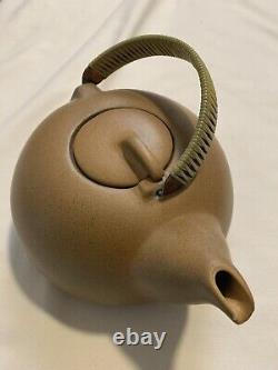 Heath Ceramics Teapot Speckled Brown Tan Color Vintage