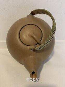 Heath Ceramics Teapot Speckled Brown Tan Color Vintage