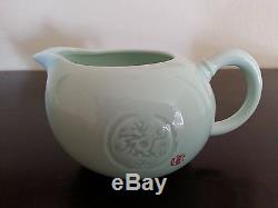 Hengfu Tea Mill Celadon Porcelain 14-Piece Ancient Style Kung Fu Tea Set New