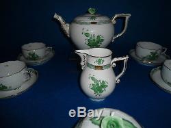 Herend Apponyi Tea set for 6 person with round pot porcelain AV