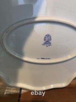 Herend Rothschild Hvngary Platter, Teapot, Cream Serving Set