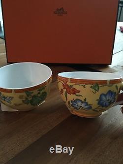 Hermes Siesta Tea Pot And 2 cup/saucer Set