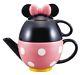 Hm0149 Disney Minnie Mouse Teapot Set (pot And Mug) From Japan