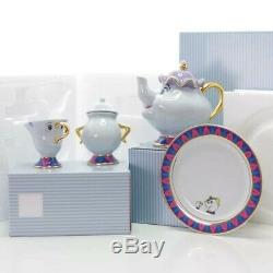 Hot Sale Beauty and The Beast Tea Pot Set Mrs Potts Teapot Chip Cup Ceramic Gift