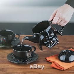 Hot Stuff Darth Vader Teapot Set Star Wars Fans Kitchen Hi Tea New Year Gifts