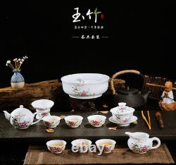 Household Tea Cup Tea Pot Fair Tea Leakage Tea Plate Complete Set of Tea Set