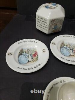 Huge (18 pc. Set) Tea pot cups saucers plates S&C, Wedgwood Child's Peter Rabbit