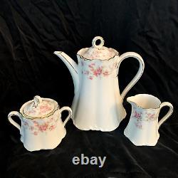 Hutschenreuther Richelieu Tea? Coffee? Set Porcelain Teapot Creamer Sugar