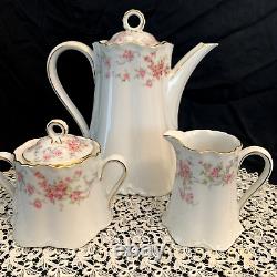 Hutschenreuther Richelieu Tea? Coffee? Set Porcelain Teapot Creamer Sugar