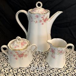 Hutschenreuther Richelieu Tea? Coffee? Set Porcelain Teapot Creamer Sugar