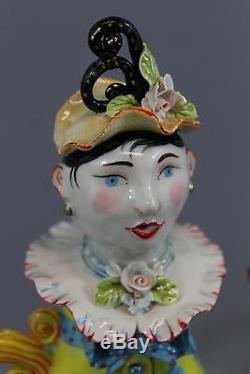 IRINA ZAYTCEVA Handmade Whimisical Porcelain Figural Woman Teapot Coffee Pot