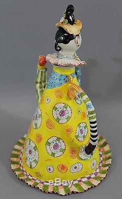 IRINA ZAYTCEVA Handmade Whimisical Porcelain Figural Woman Teapot Coffee Pot