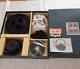 Iwachu Nanbu Tekki Tea Pot Kettle Ashtray 5 Saucers Pot Stand Set Cast Iron New