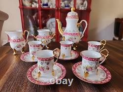 Imperial Japan Design Tea Set In Beautiful Condition