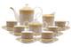 Imperial Porcelain 15-pc'mosaic' Tea Set, Bone China Service For 6 Gift Boxed