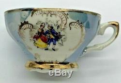 Italian Porcelain Coffee / Espresso Tea Set 1960's Vertible Vintage Italy Teapot