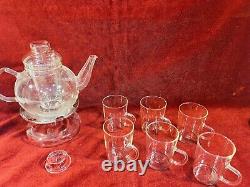 JENAER GLAS Glass Teapot + Infuser Strainer GERMAN COMPLETE SET