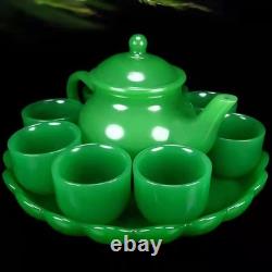 Jade Teapot Kung Fu Tea Set Chinese Style Health Teaware Brewing Pot Complete