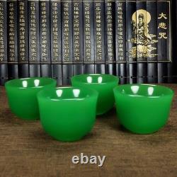 Jade Teapot Kung Fu Tea Set Chinese Style Health Teaware Brewing Pot Complete