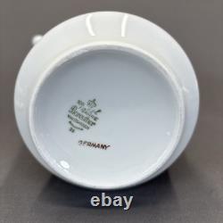 Jahre Bareuther Waldsassen Tea Pot Set Demitasse Cups 15 Pieces Orange Flower