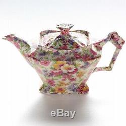 James Kent Du Barry, Chintz 6 Place Tea Set Including Teapot