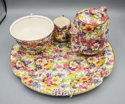James Kent Dubarry Breakfast Set PARTIAL Tray Teapot Cup Creamer FREE USA SHIP
