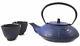 Japanese Cast Iron Tea Set Teapot Kettle Dragonfly Blue Ts4-07b J2103