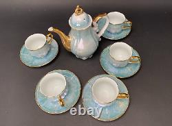 Japanese Eggshell porcelain Tea Set of 6 pcs from Kinto, Teapot, Cup & saucers